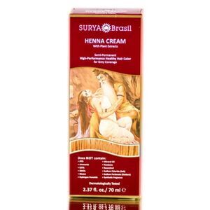 SURYA BRASIL HENNA CREAM HAIR COLOR GOLDEN BROWN 2.37 oz/ 70ML
